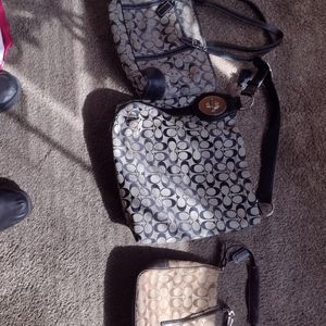 Set of 3 authentic Coach bags